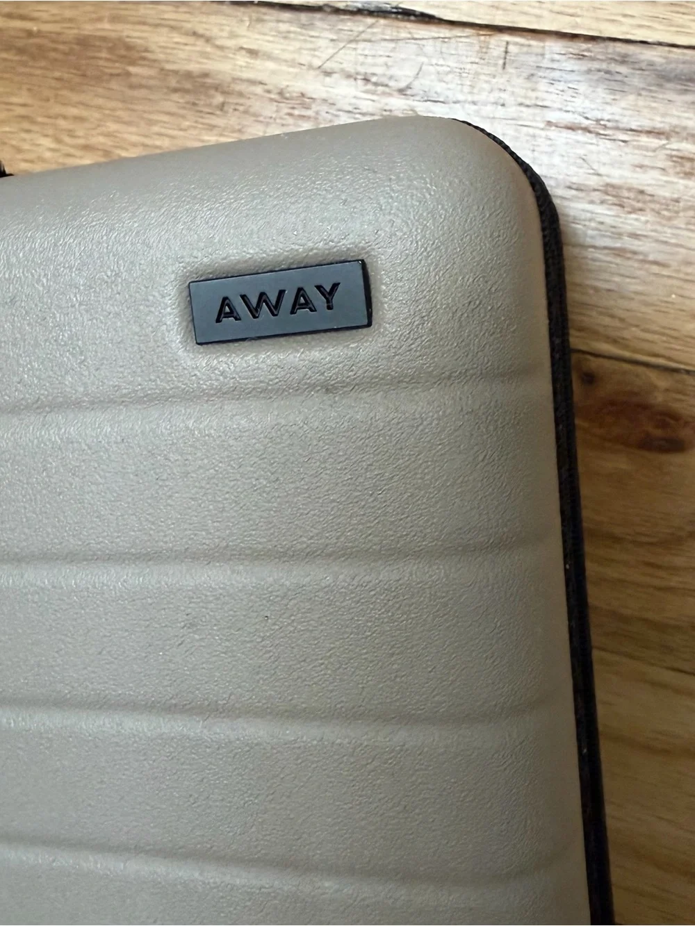 AWAY Travel Mini sand beige tan case Suitcase accessories holder luggage $45